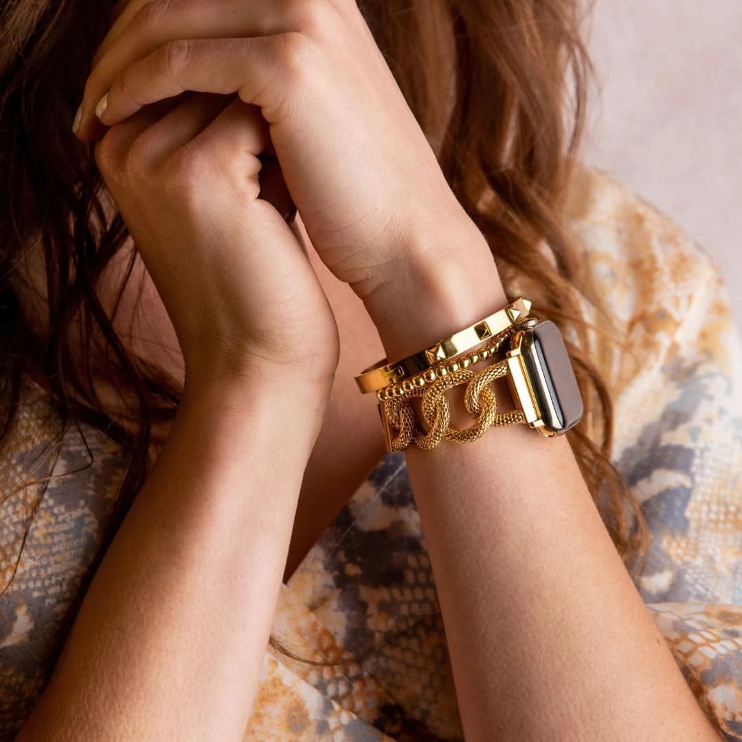 Apple Watch Band Leather – Woven Elegance