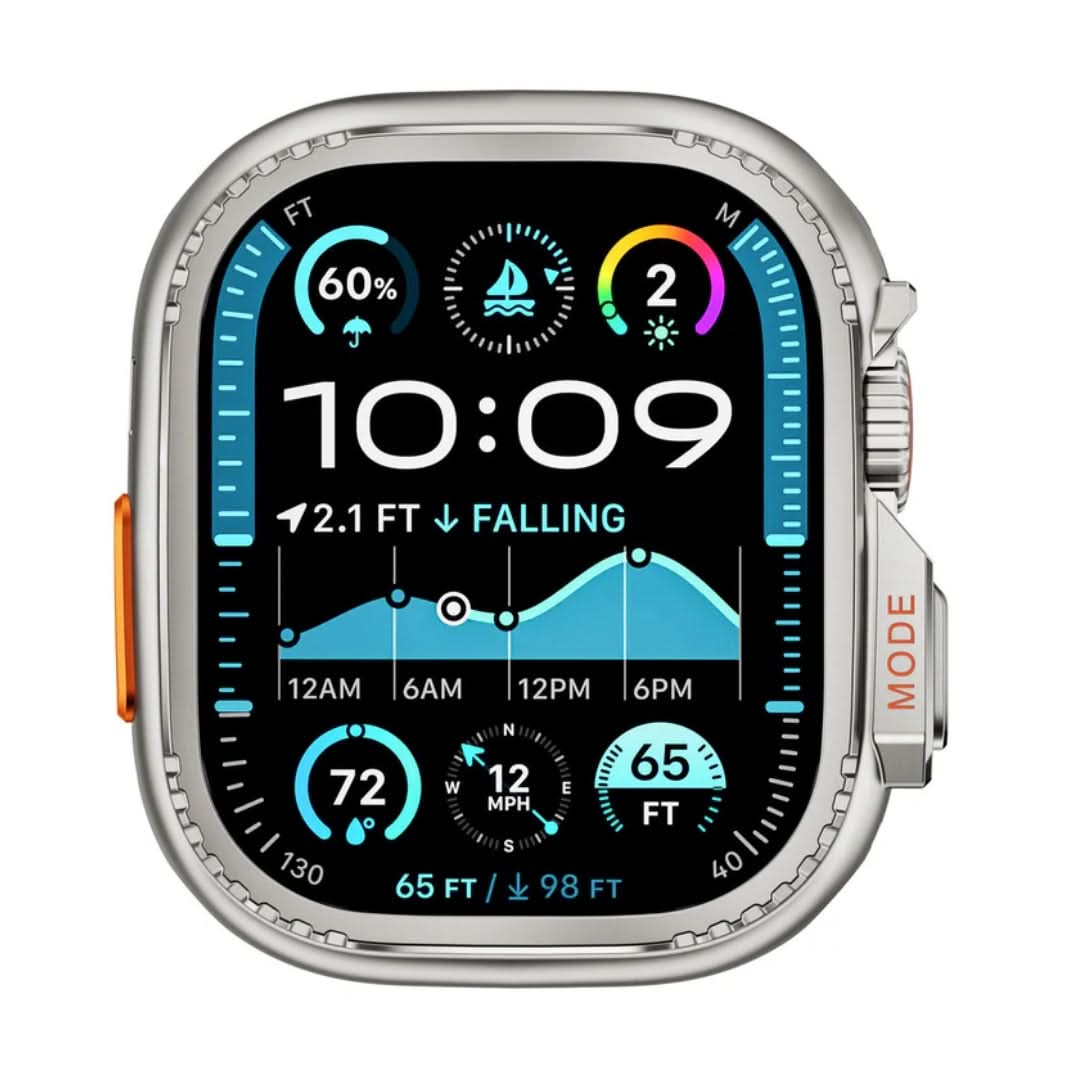 Titan Shield - Metalen case voor Apple Watch