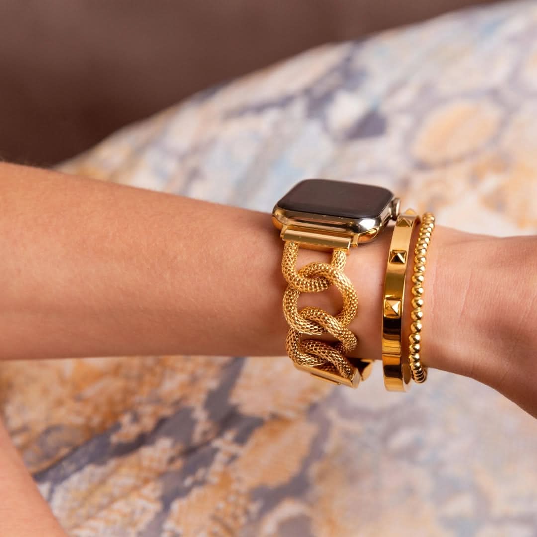 Apple Watch Band Leather – Woven Elegance