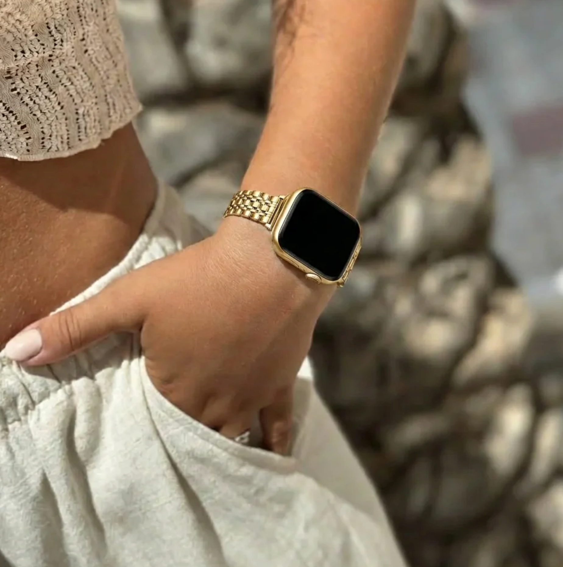Apple Watch Band Stainless Steel – Silver & Gold